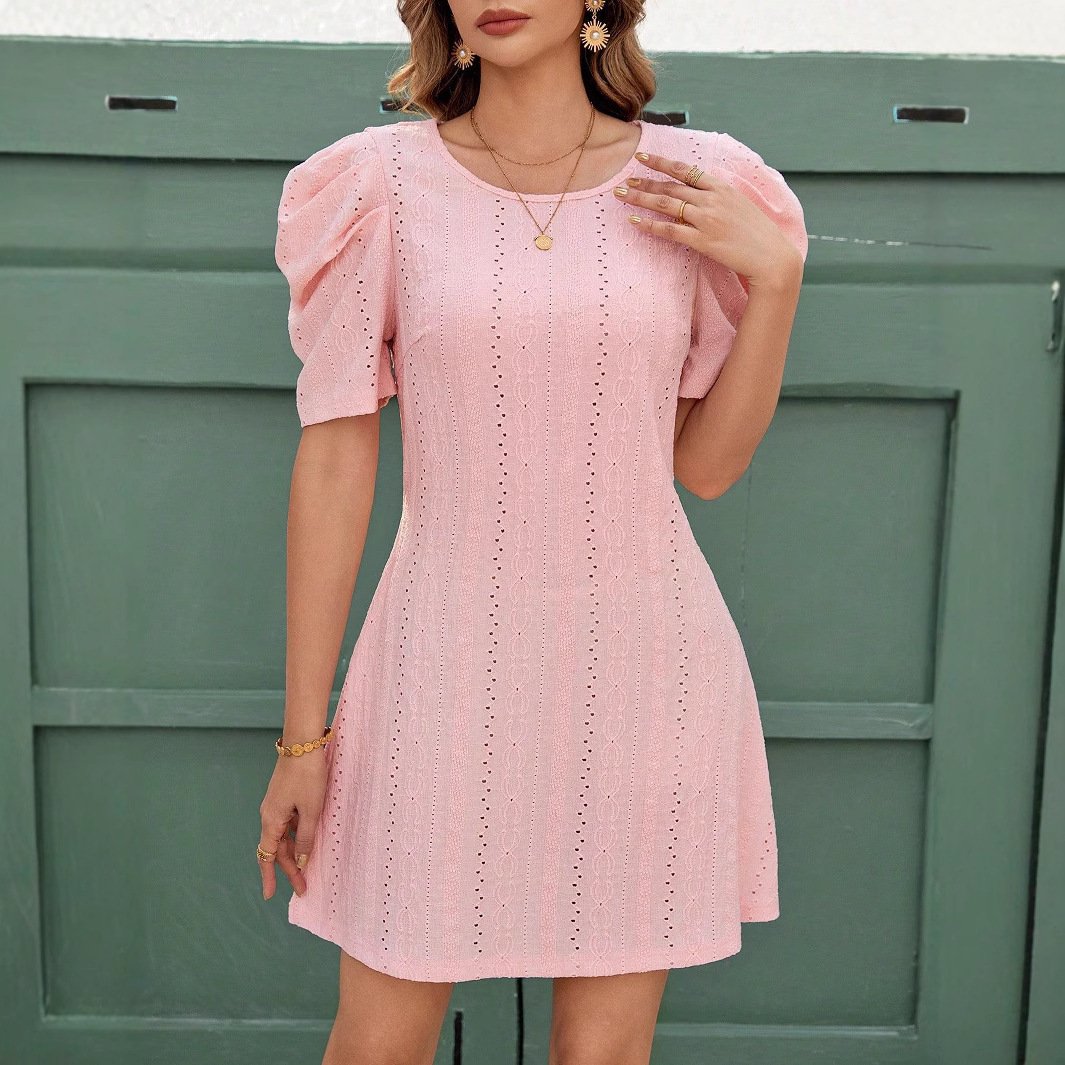 Tea Time Elegant Mini Dress - Image 3