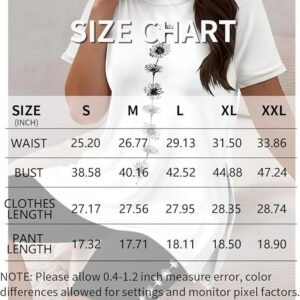 Floral Top & Short Outfit