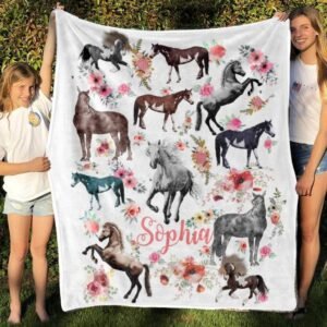 Runnin' Wild Horse Blanket