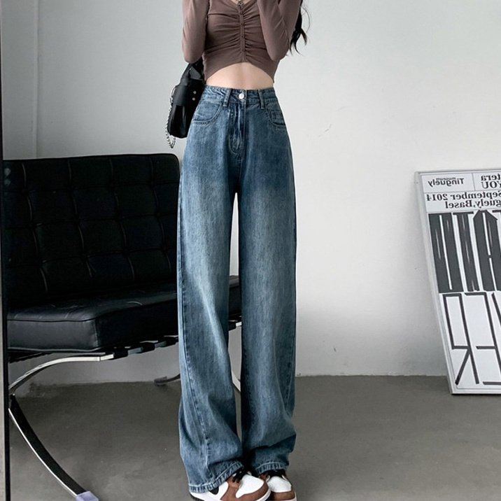 Wide Leg High Waist Jean
