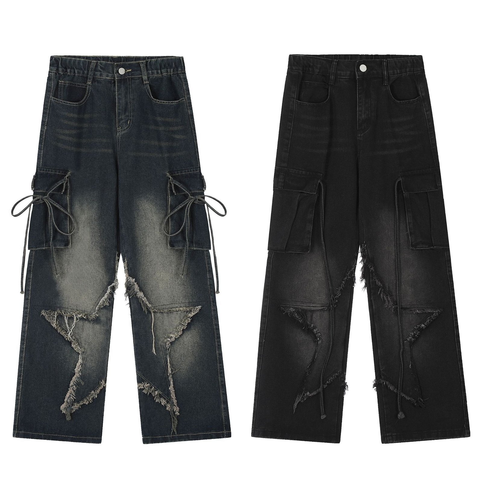 Spring And Autumn American Retro XINGX Jeans Women's Multi-pocket - Image 7