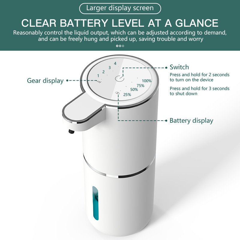 Automatic Induction Soap Dispenser Smart Electric Foam Mobile Phone Automatic Soap Dispenser - Image 2